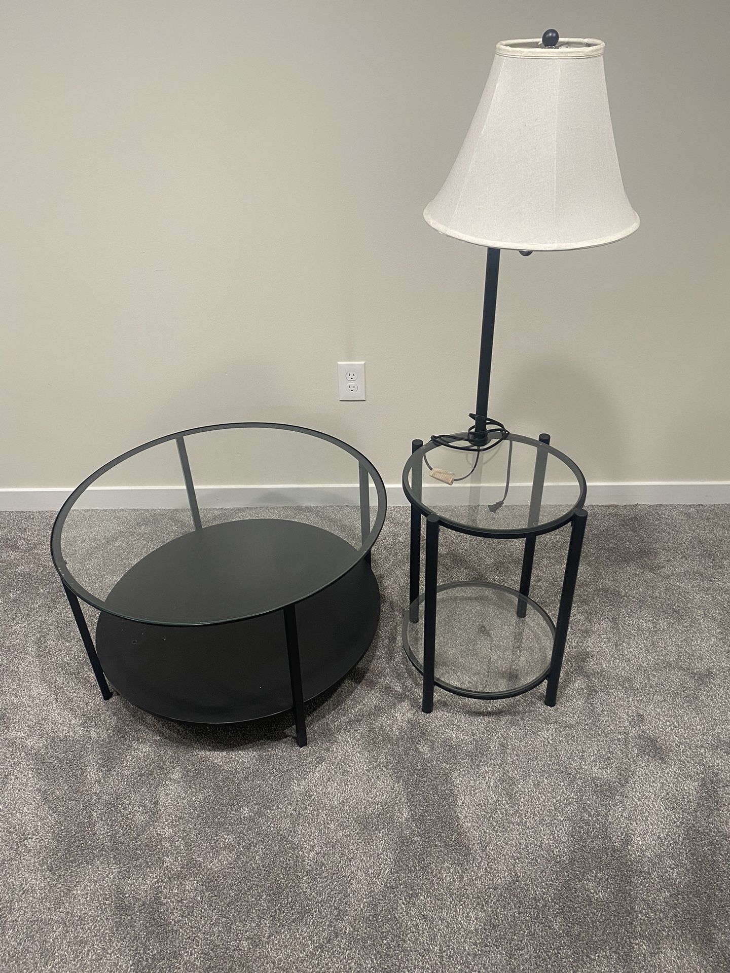 Coffee Table With Matching Side Table