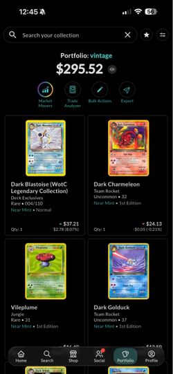 Pokemon Vintage Cards
