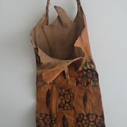 TUAREG, LEATHER BAG Authentic Hand Crafted 