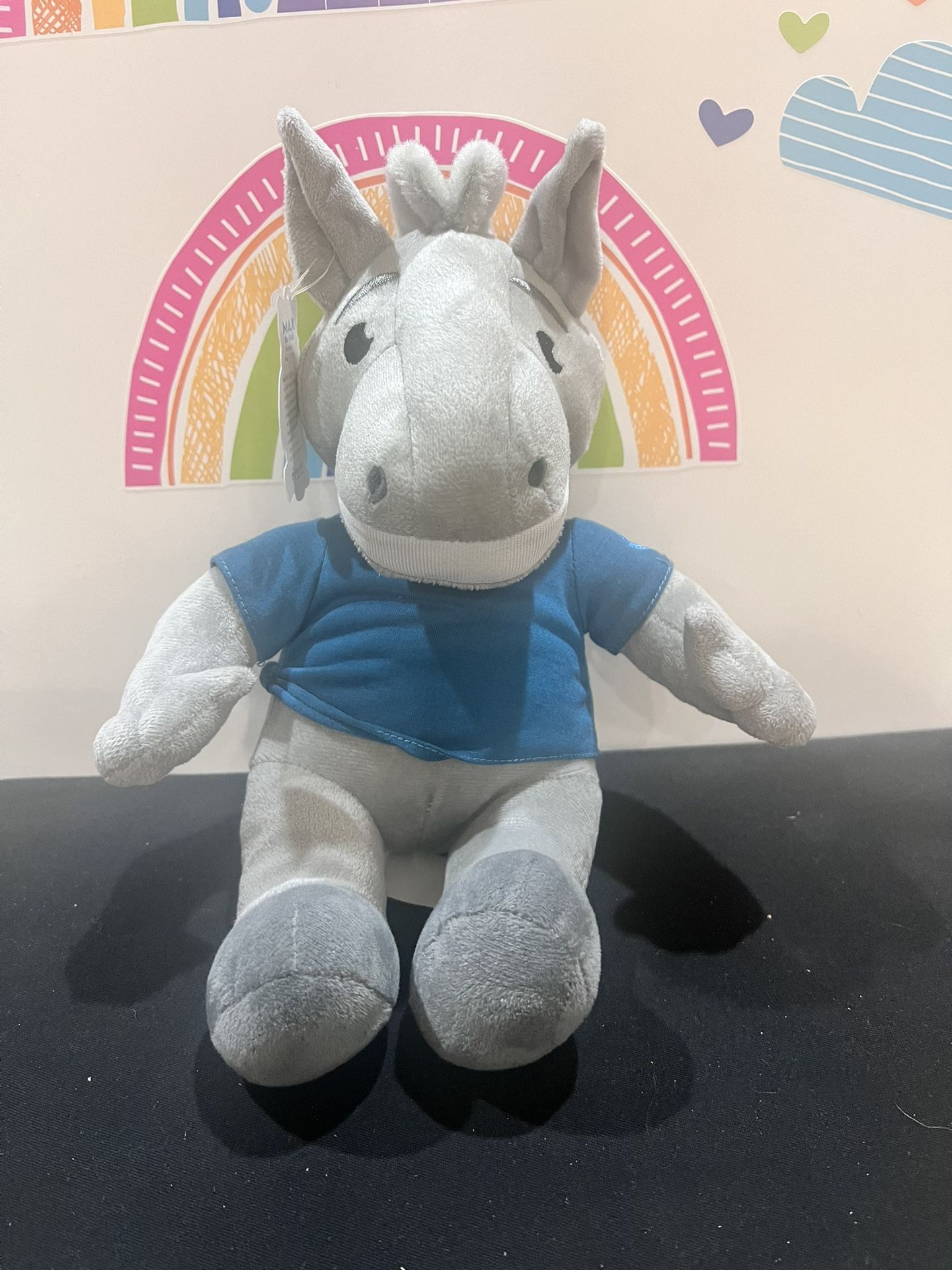 MAX THE MULE -10 INCH SITTING PLUSH! NEW WITH TAGS