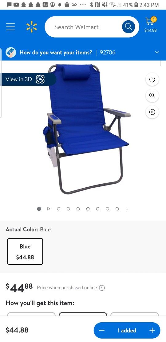 Oversized Beach Chair Very Strong And Verry Wide At Walrmart They Cost 45 Dollars