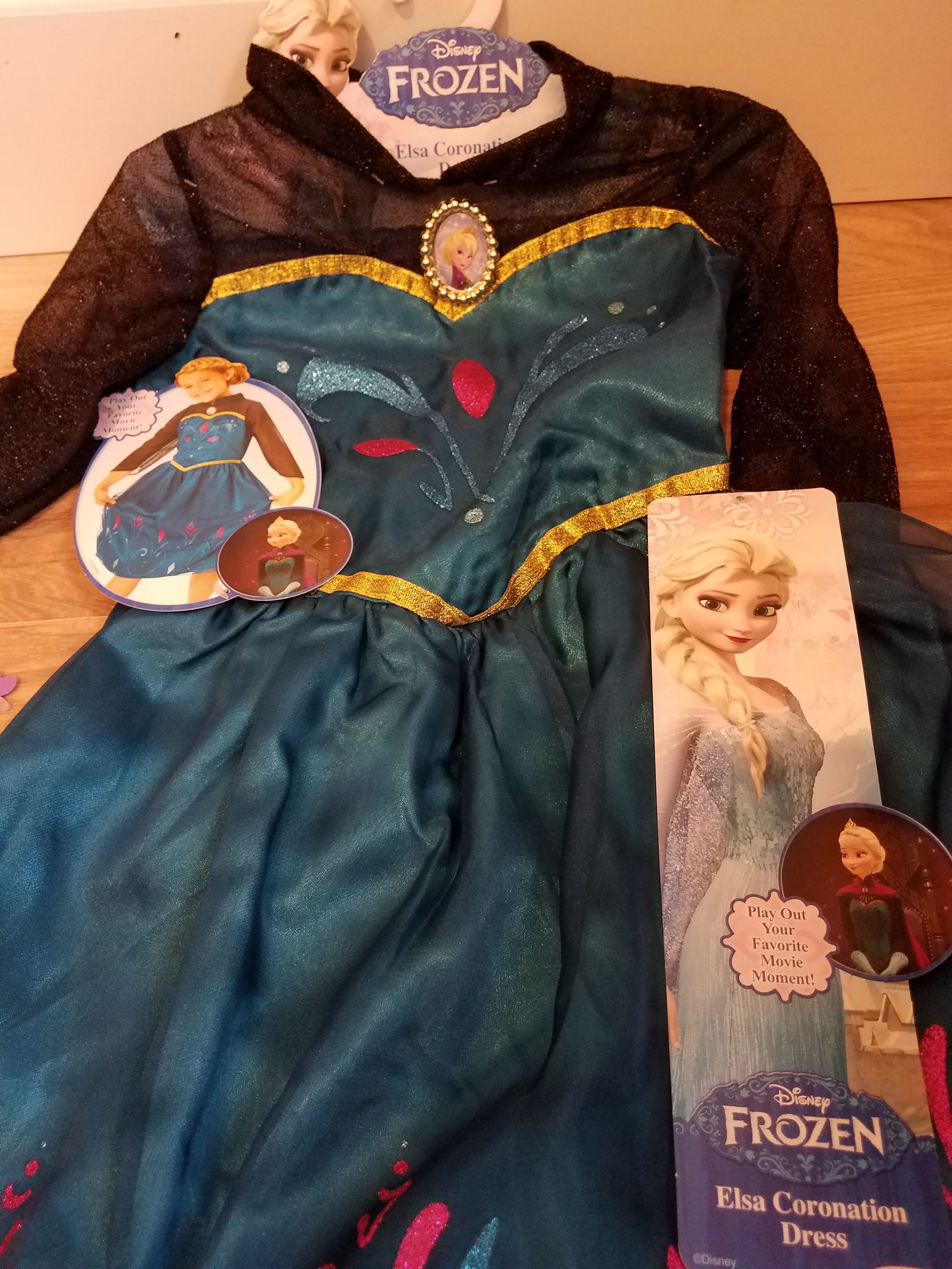 Disney Frozen Elsa coronation dress.