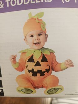 Jack-o-lantern Toddler 6/12months