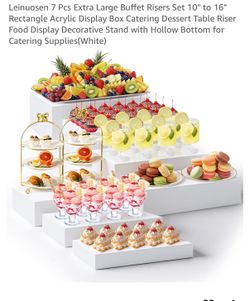 Acrylic Buffet Risers