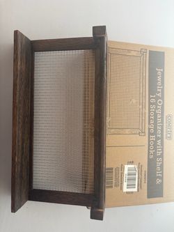 Comfify Jewelry Organizer with Shelf & 16 Storage Hooks