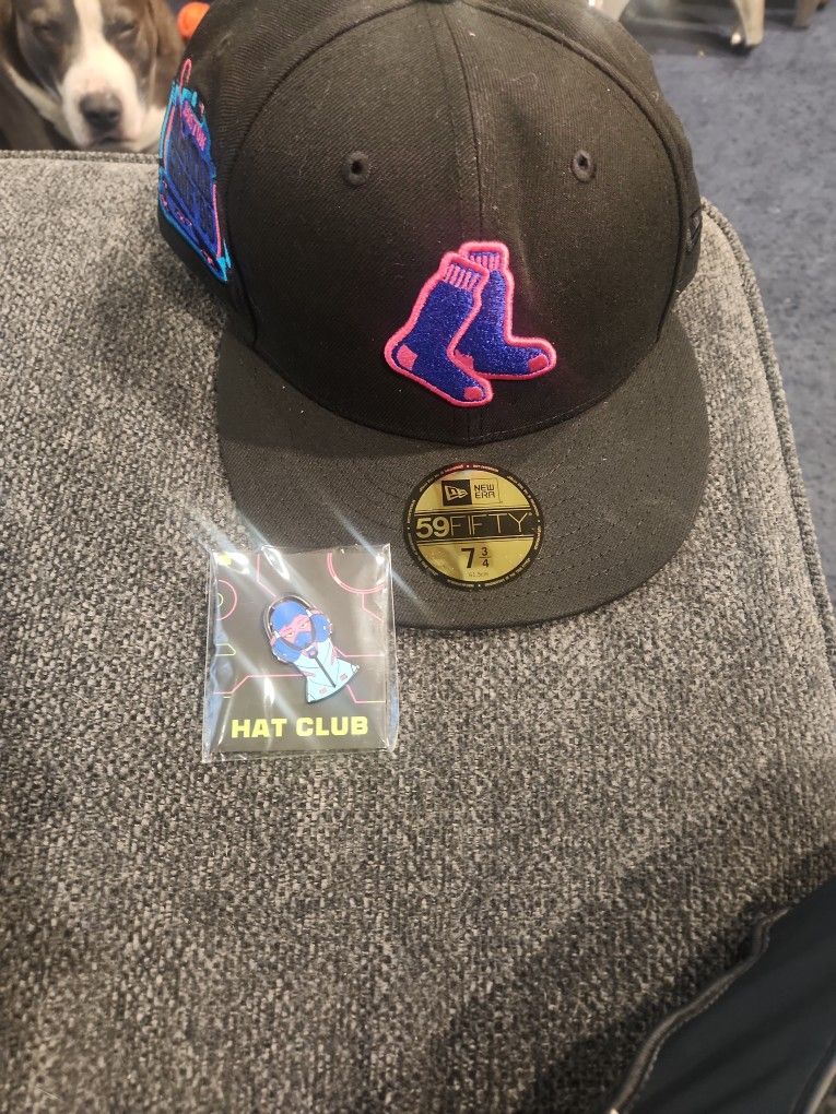 New Era Hat Boston 7 3/4