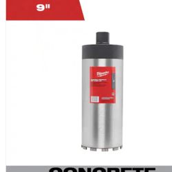 Milwaukee 9 in. Diamond Premium Wet Core Bit