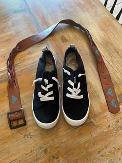 ROXY Womens belt and shoes ($5 takes all)