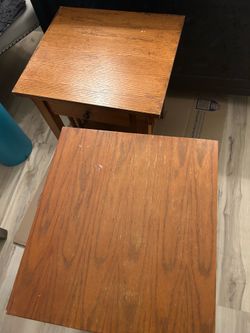 Mission style end tables or nightstands
