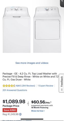 GE Washer & Dryer