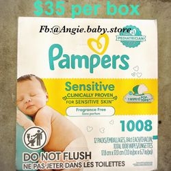 Pampers Sensitive Wipes 