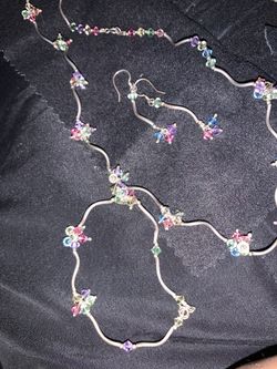 Handmade Silver and Crystal Jewelry