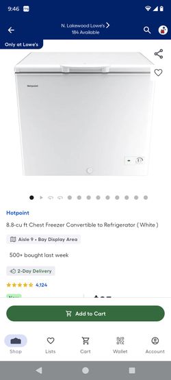 "BRAND NEW" HOTPOINT DEEP FREEZER🥶