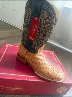 Ostrich boots size 9