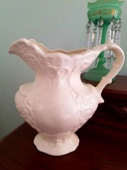 Antique porcelain pitcher