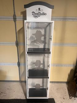 Authentic Don Julio 1942 - 3-tier Liquor display case