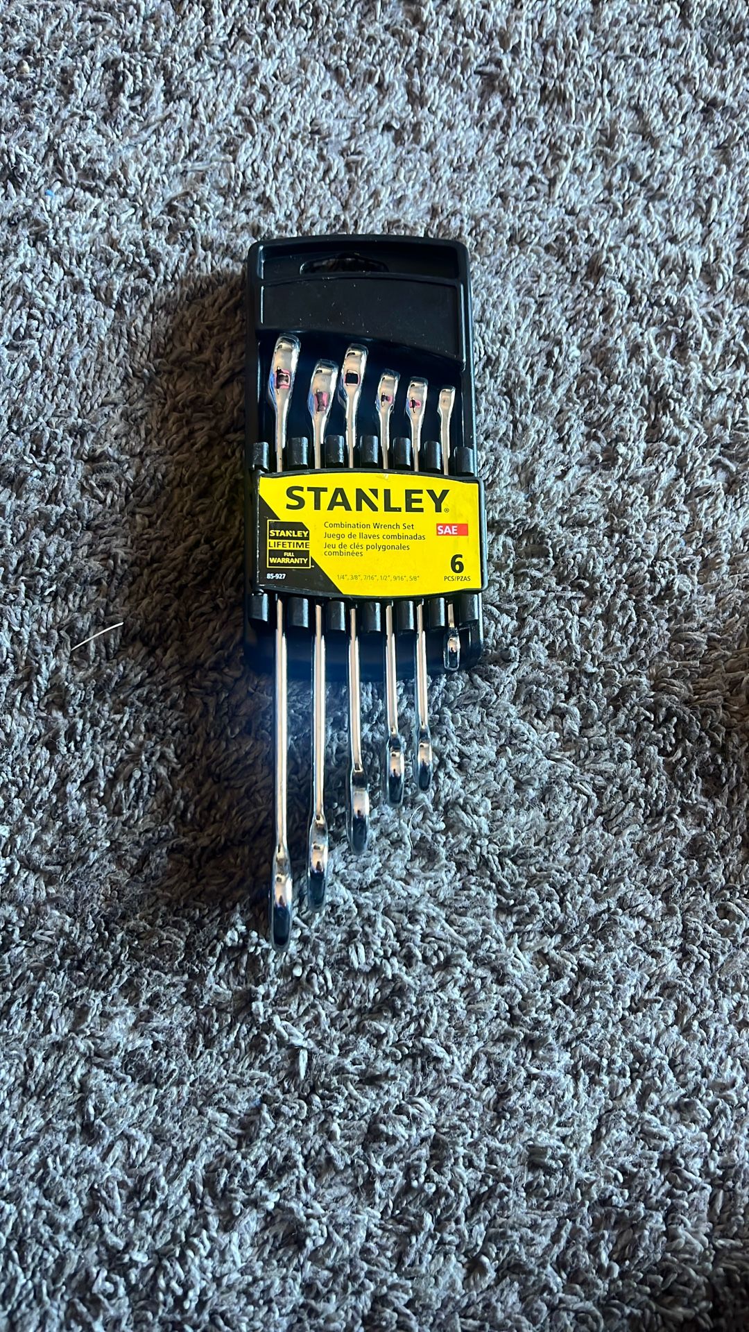 Stanley combined wrench set 6 pcs-pzas