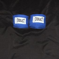 Blue Boxing Glove Wraps