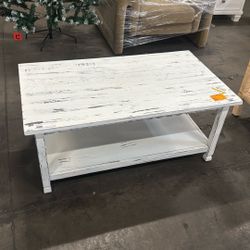 Country Cottage 42 in. White Large Rect angle Wood