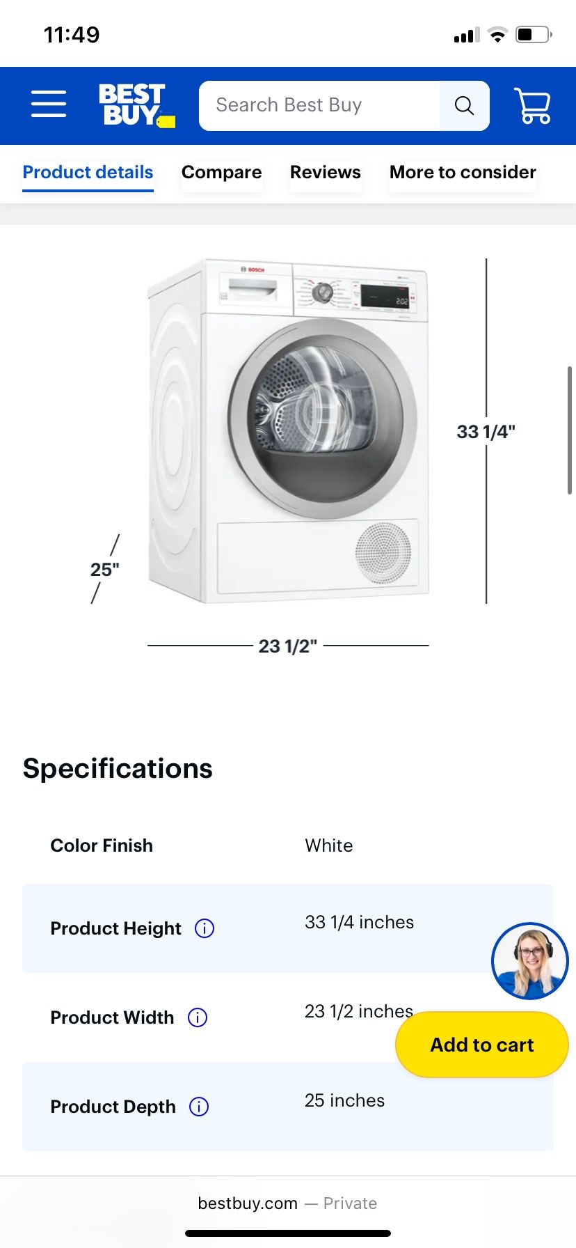 BOSCH 500 Series Washing Machine