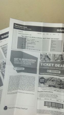 Young thug tickets 125 Pick up only
