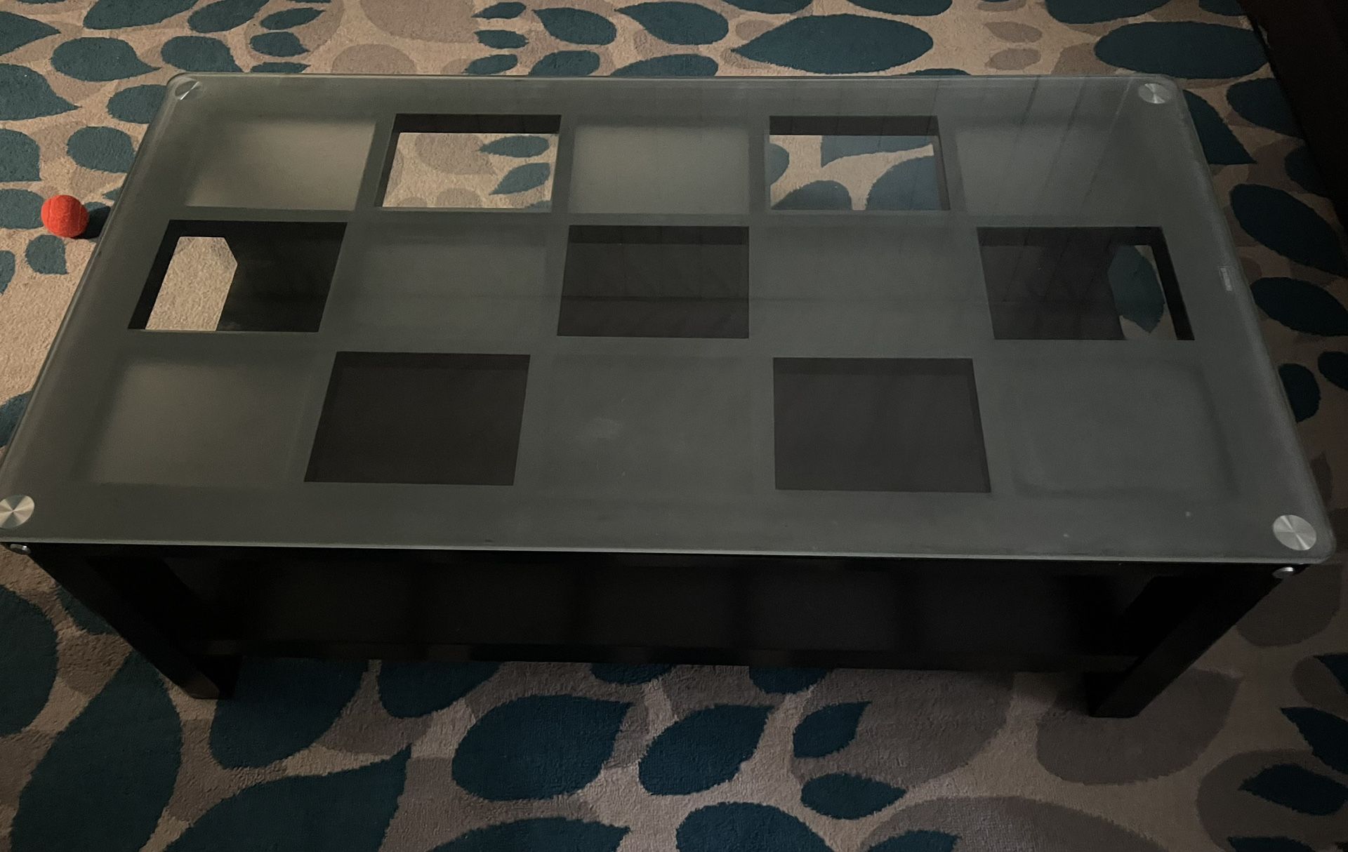 Tempered Glass Rectangular Coffee Table