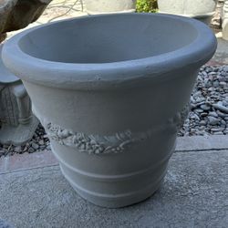 New Flower Pots Made Out Of Cement Perfect Gift 