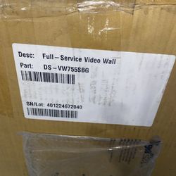 Peerless-AV DS-VW755S TBLK Full Service Thin Video Wall Mount for 40-65" 80lb