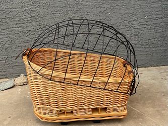 Dog bike basket