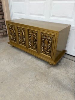 Antique wood cabinet