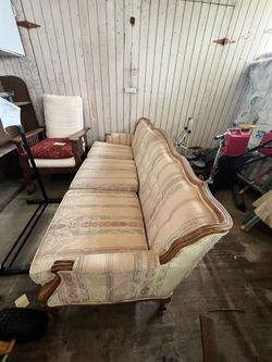 Free!  Grandma’s antique pre 1960 couch needs a new home.