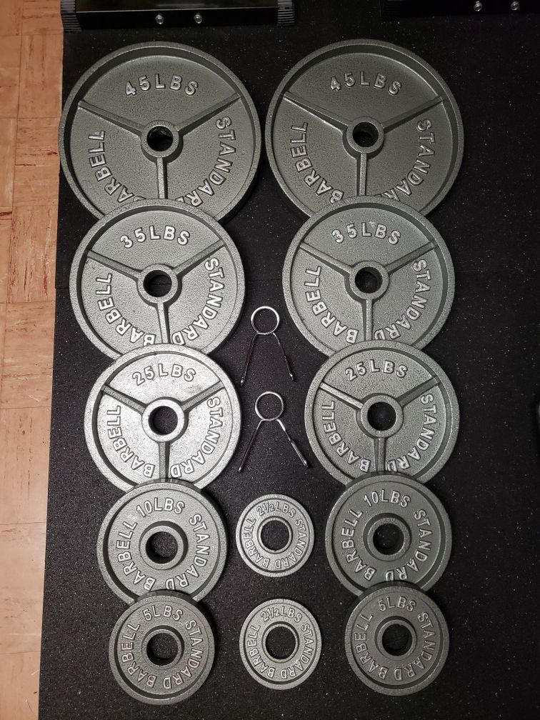 Standard Barbell Olympic Weight Plates