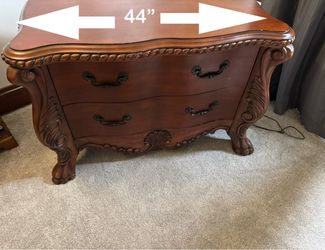 Solid wood dresser