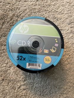 50 Hp CD-R Discs Logo 52X 700 MB 80 Min