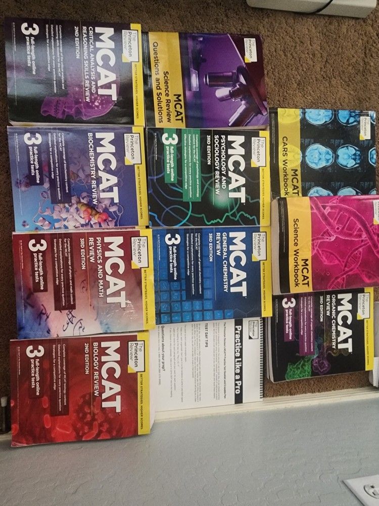 Pearson MCAT Study Books Books & Magazines