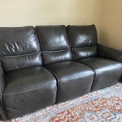 Sofa 3 Seater Leather Material For Sale
