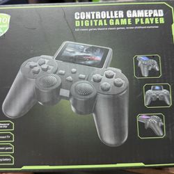 S10 Digital Game Controller Gamepad, Professional Gaming Pad for TV Games, Black, Classic Console Style