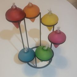 Oil lamp- multicolor