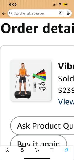 Vibration plate exercise machine