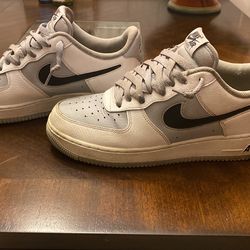Nike Airforce 1 White/Black-Wolf Grey Size 10 M