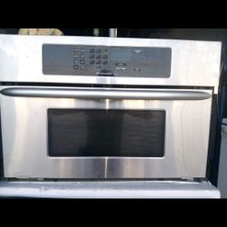 Single Wall Oven And Top Wall Micro/speed Oven