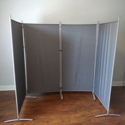 4 Panel Office Room Divider/ Privacy Screen 6ft