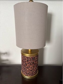Lamp cheetah print