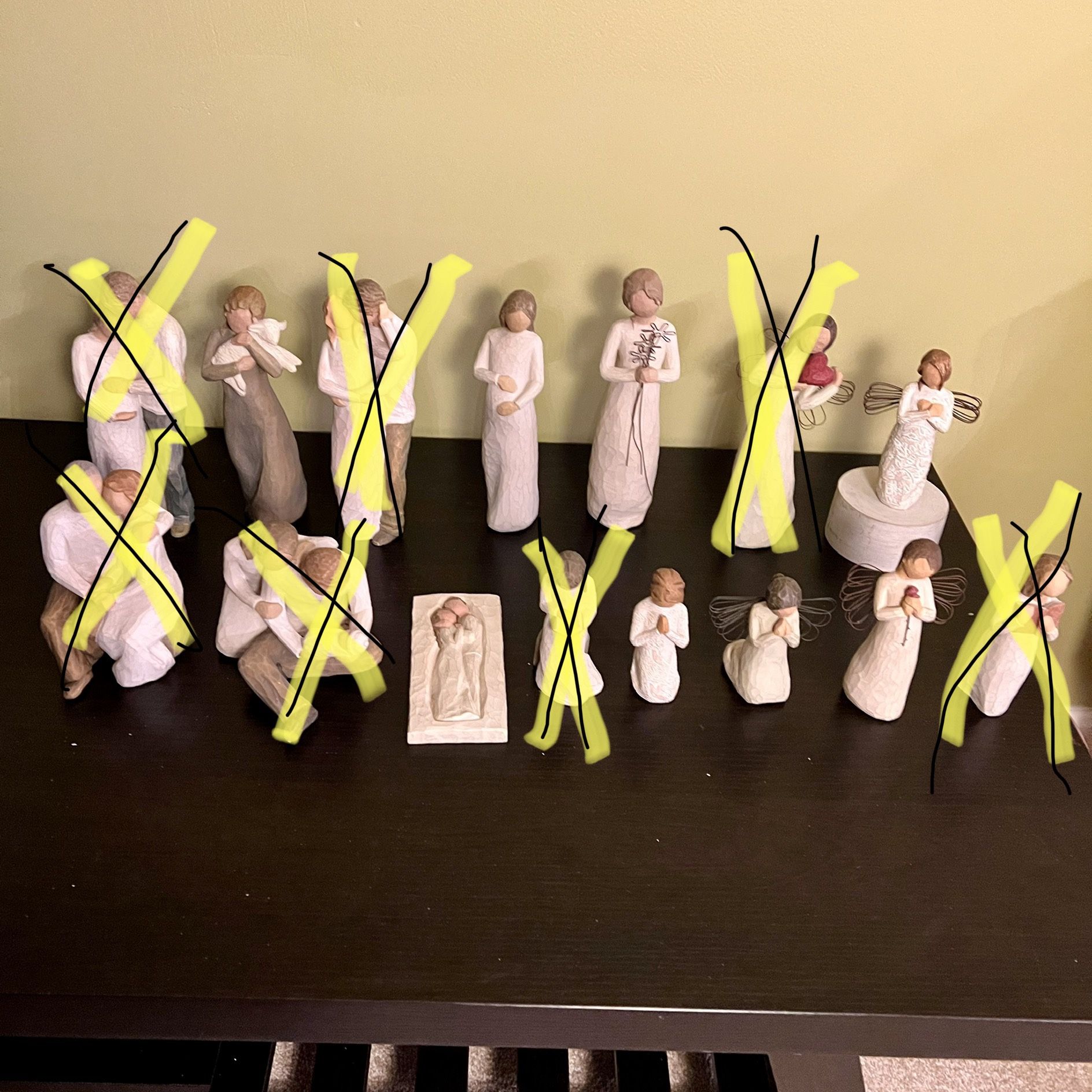 Willow Tree Figurines - Large ines $15 each and small ones $10 each