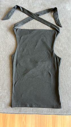 Black Halter Top