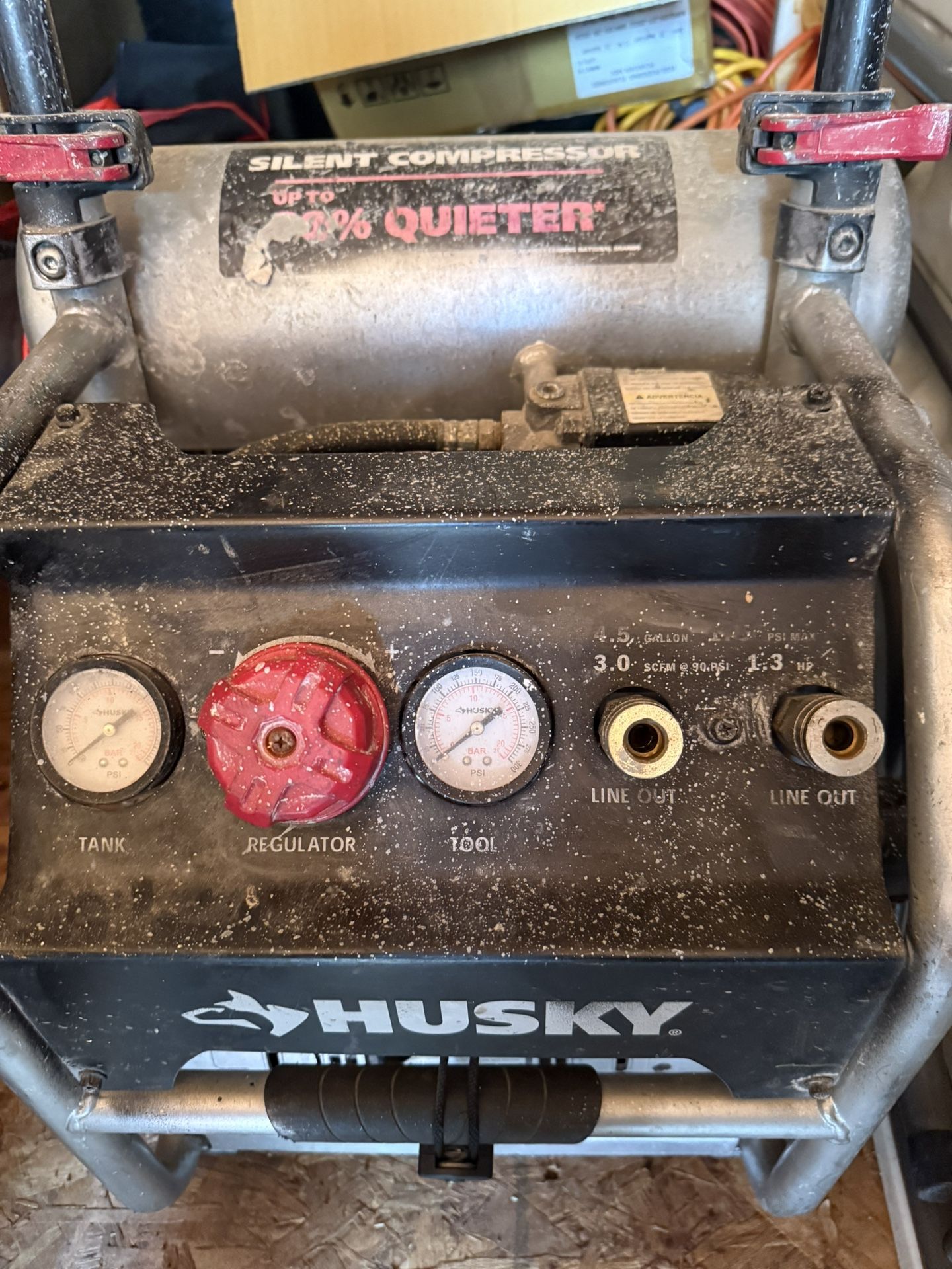 Husky Electric Quiet Air Compressor 