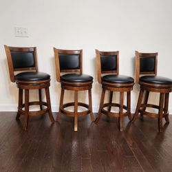 4 Kitchen Bar Stools With Back