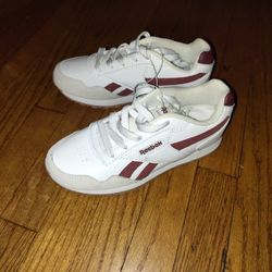 Reebok White Burgundy Red 