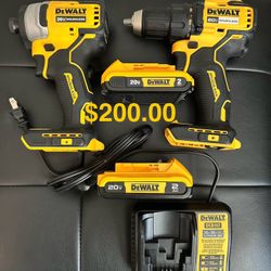 Drill Set $200.00 Brushless 