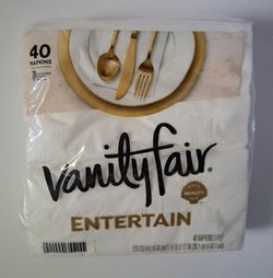 Vanity fair napkins (40 count)